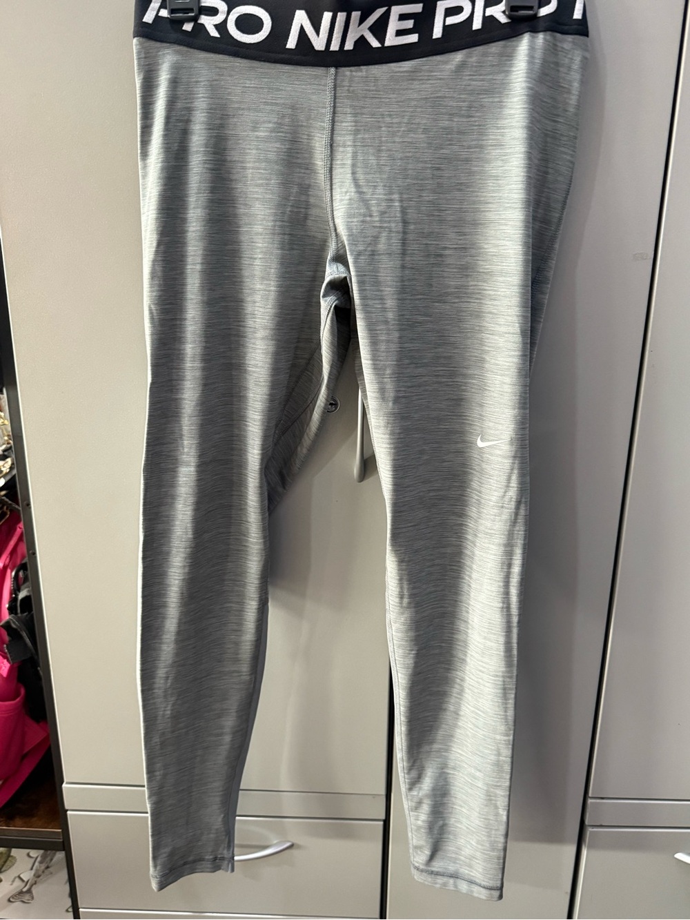 Nike Grey Heather Pro Performance Leggings